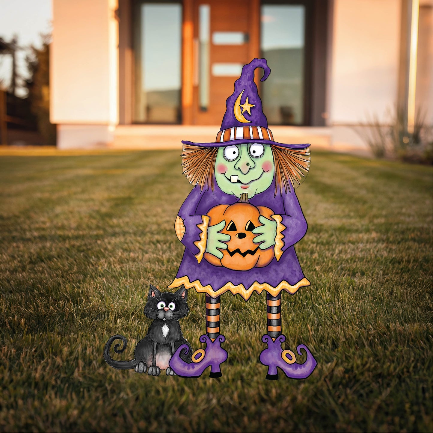 Wanda Witch Halloween Yard Art