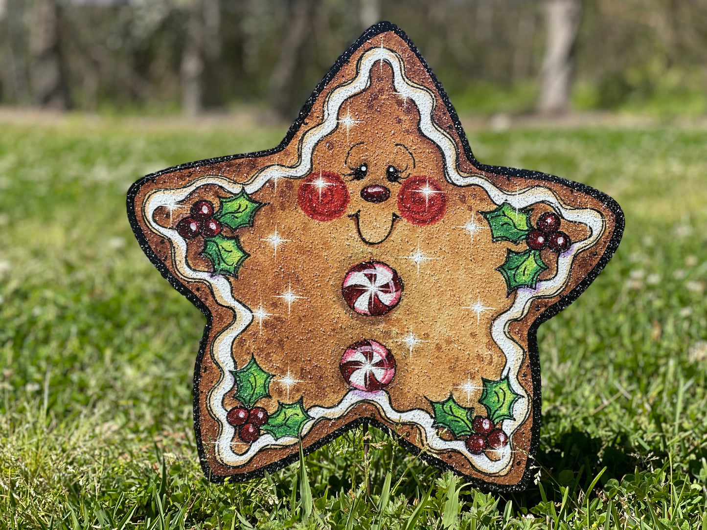 Gingerbread Yard Art Pieces