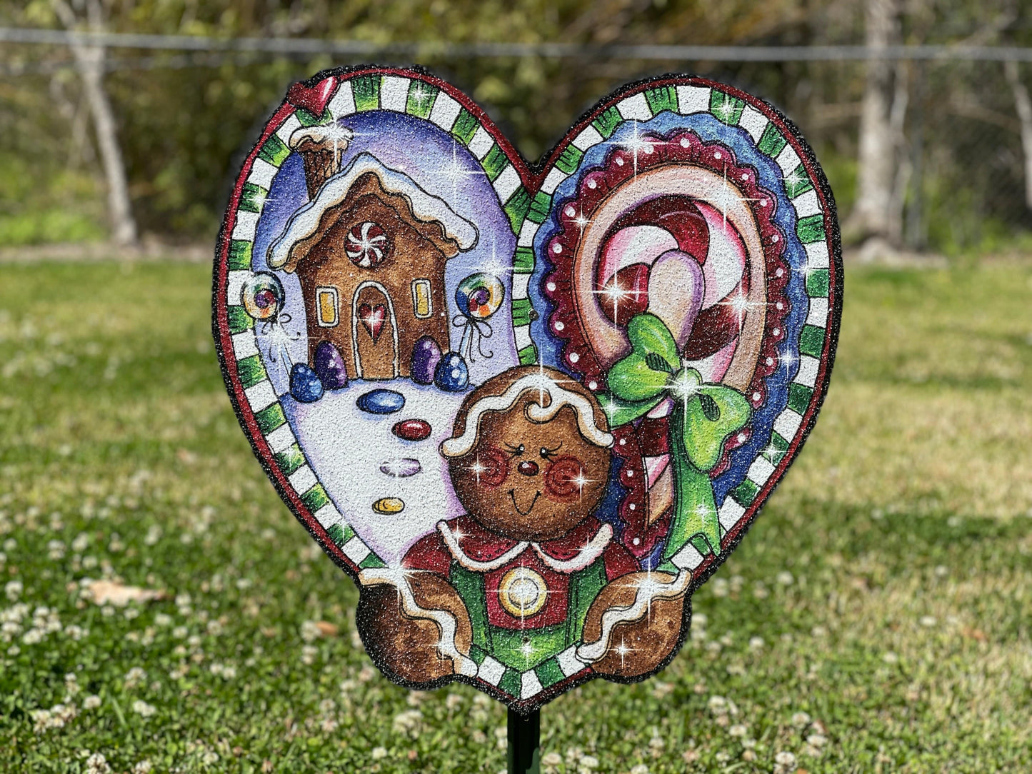Gingerbread Yard Art Pieces