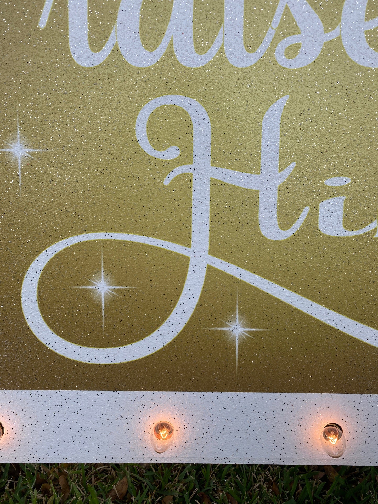 Christmas Praise Him Lighted Yard Art Decoration