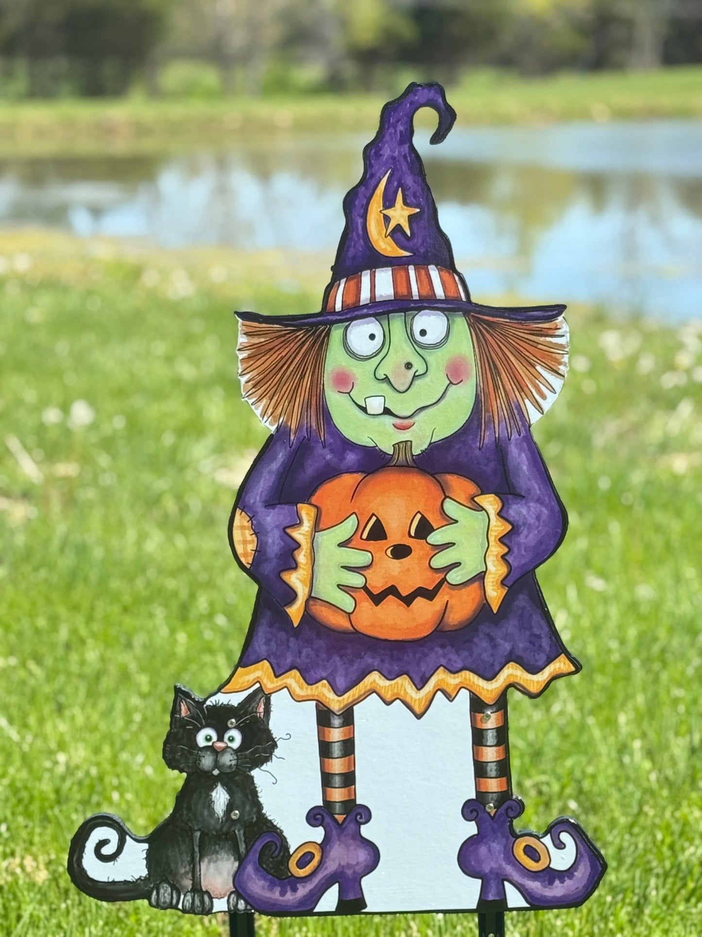 Wanda Witch Halloween Yard Art