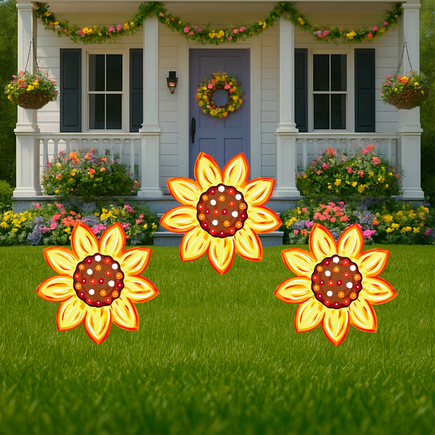Sunflower Yard Decoration