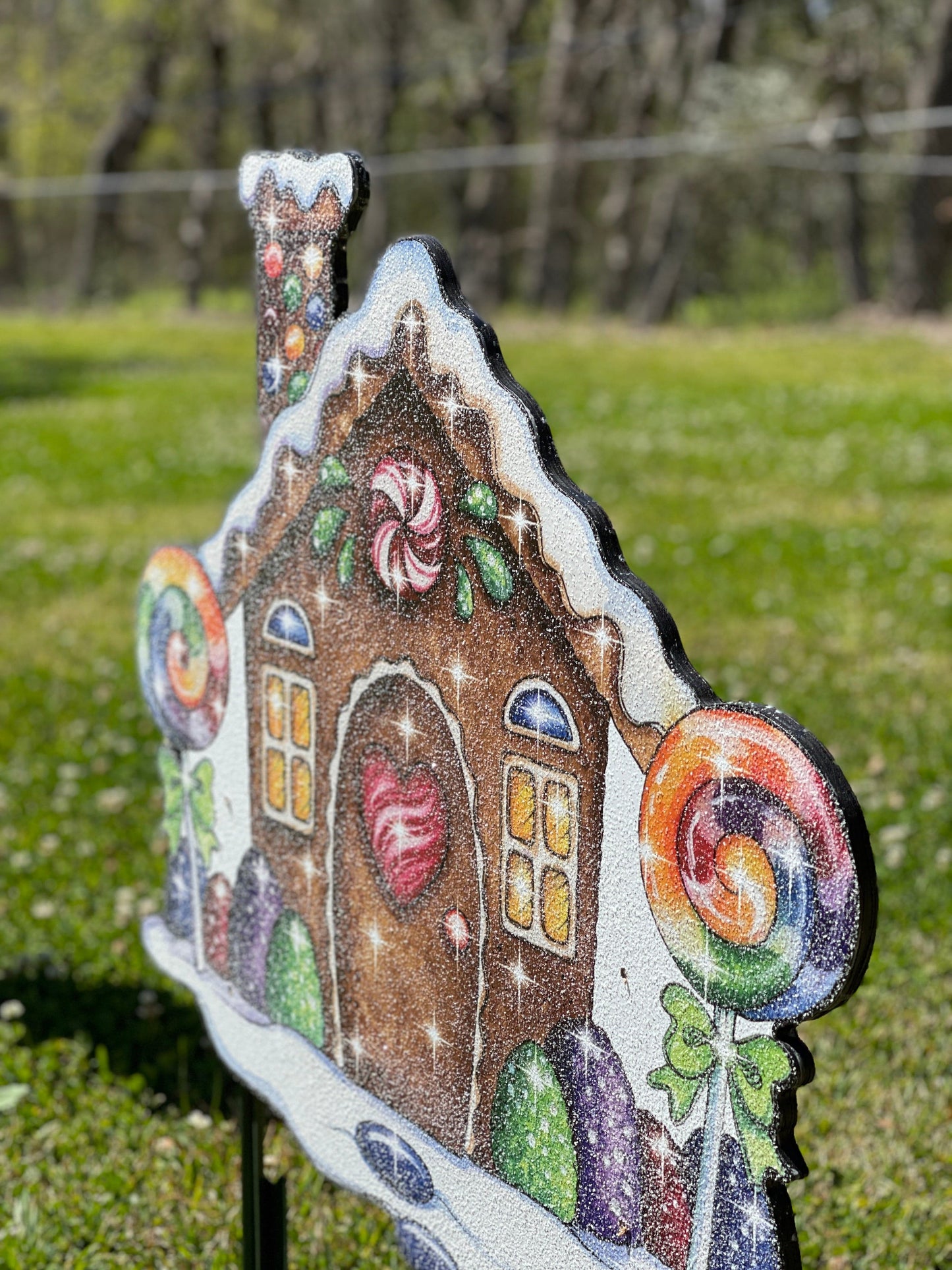 Christmas Gingerbread House Yard Sign