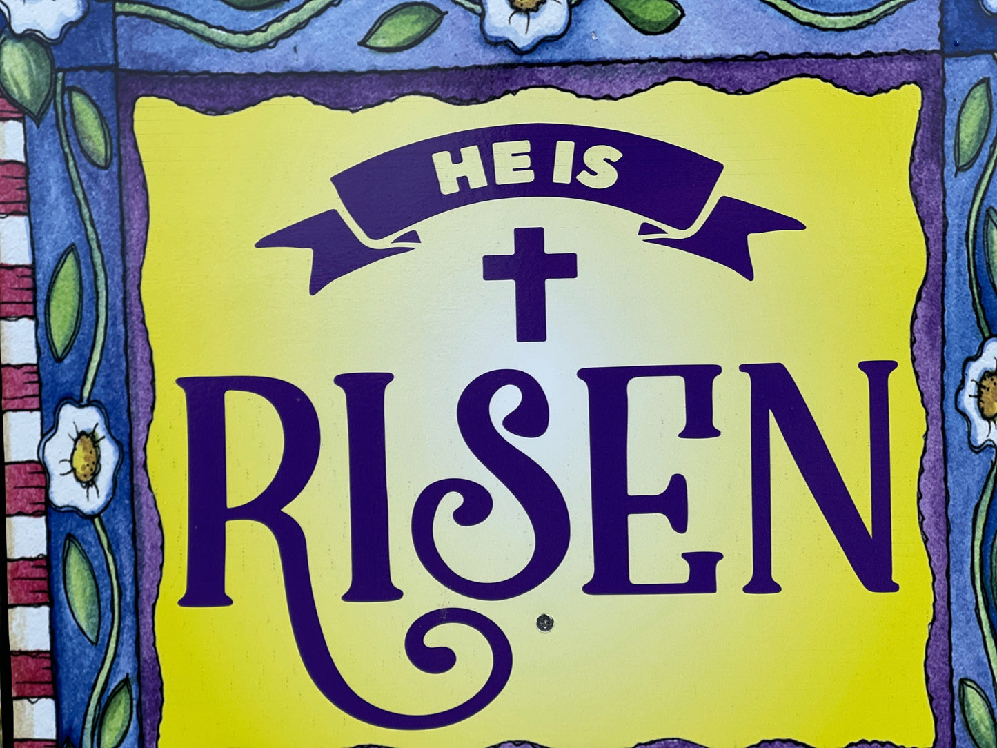 He Is Risen Outdoor Sign