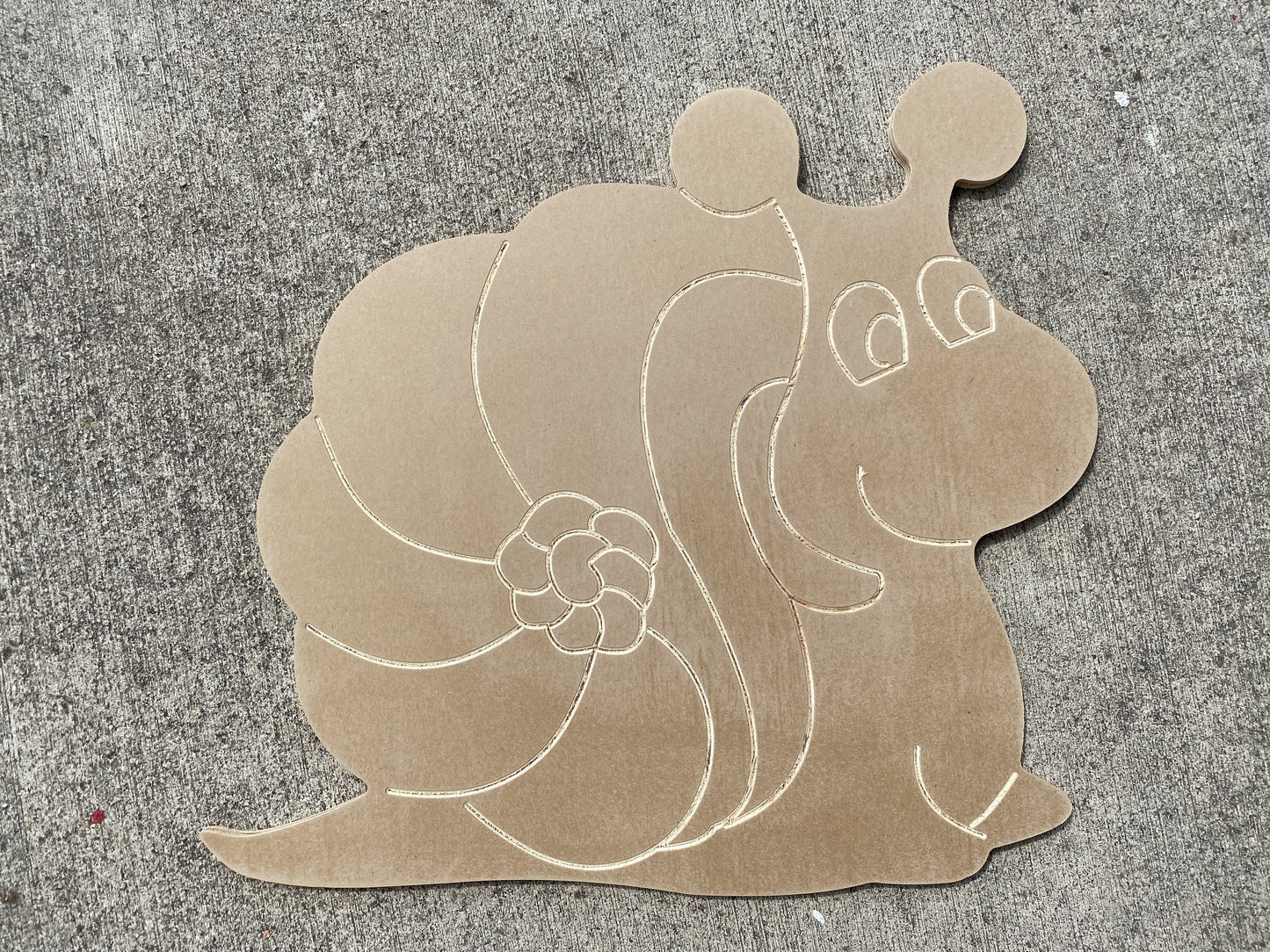 Snail Yard Art blank to be painted by you
