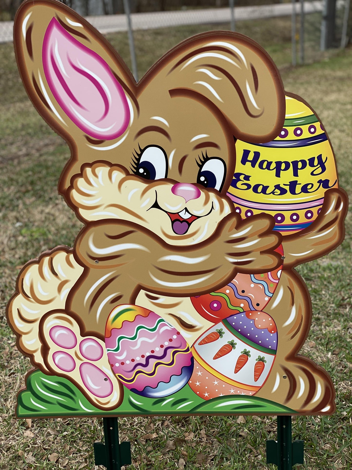 Easter yard art