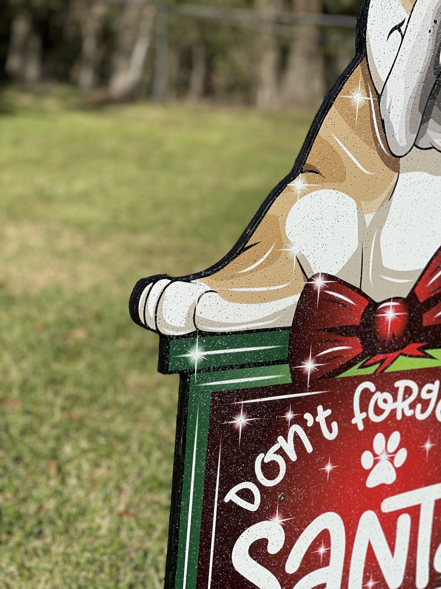 Christmas Dog Outdoor Decoration