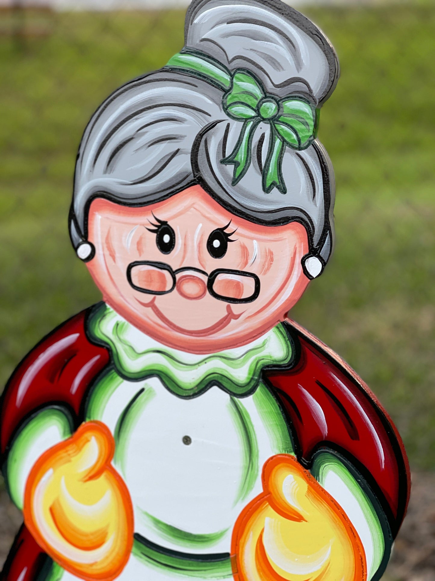 Simple Mrs. Clause DIY Christmas Blank