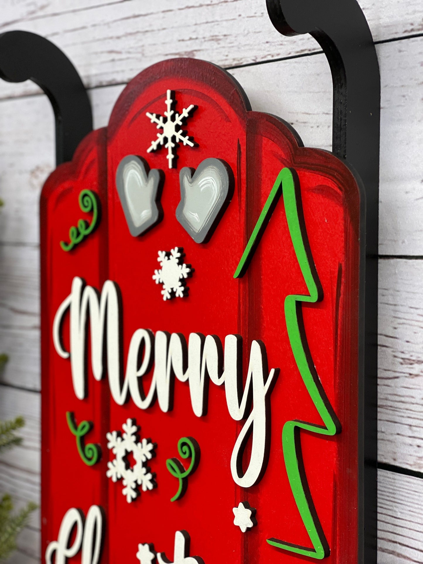 Christmas Sled Indoor Decor