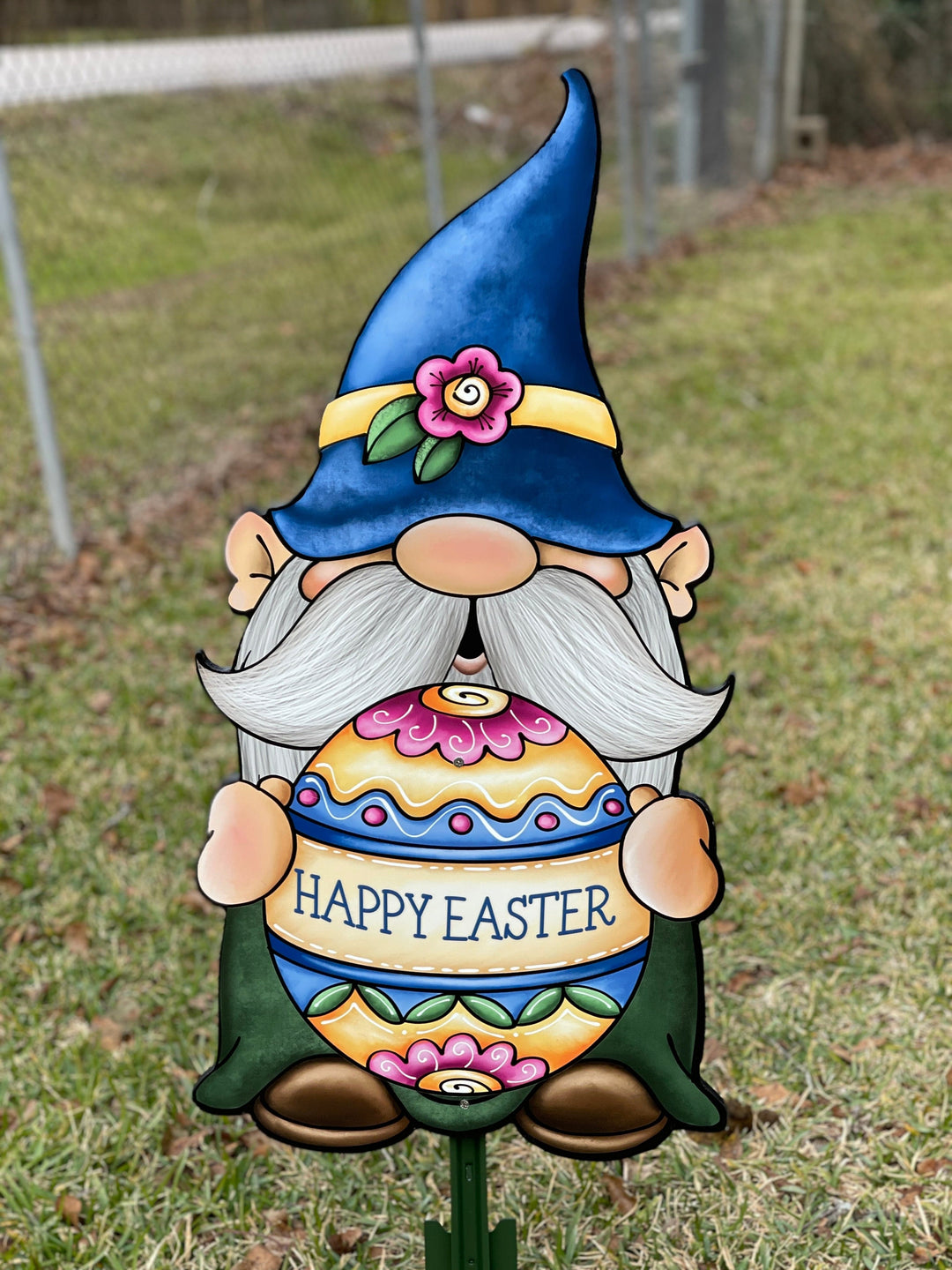Happy Easter Gnome yard sign Decoration
