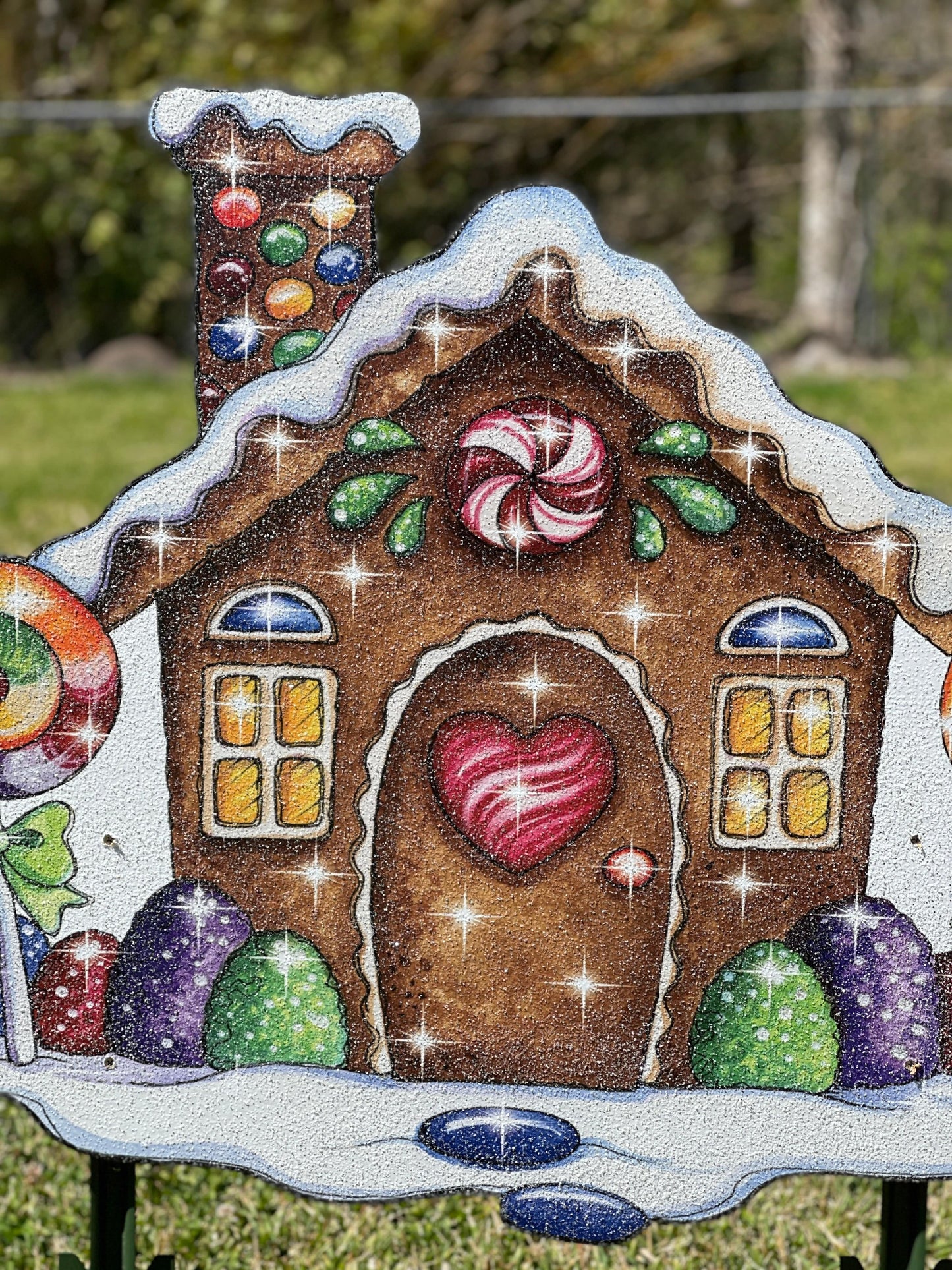 Christmas Gingerbread House Yard Sign