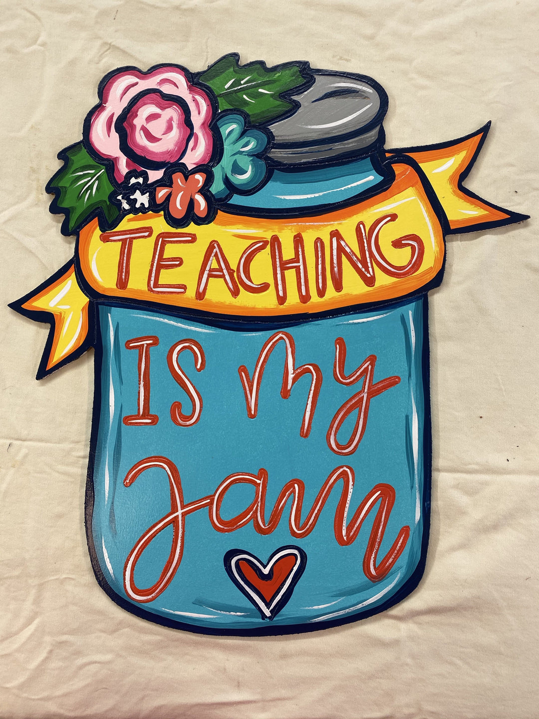 Teaching is my Jam Yard Art blank