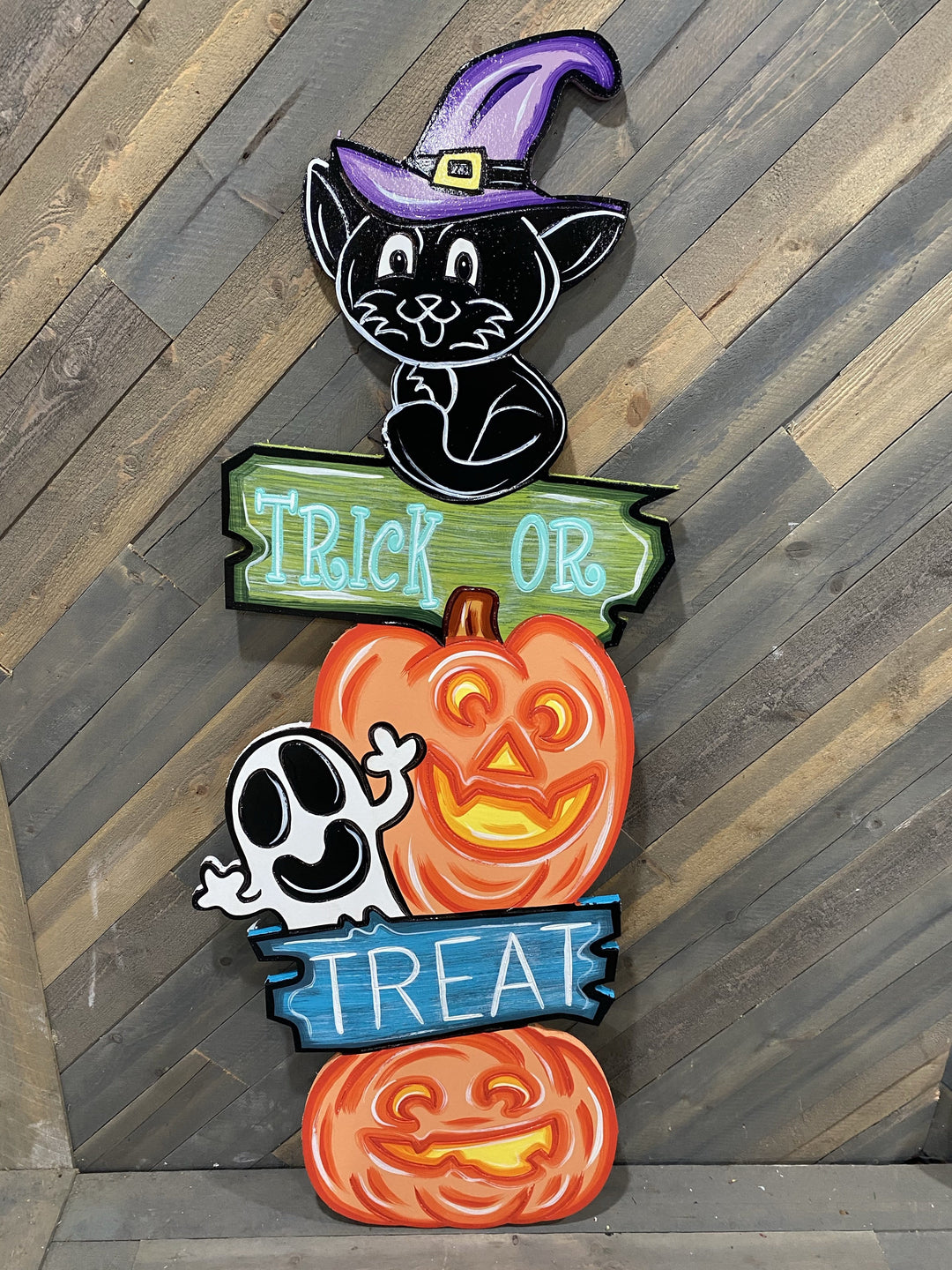 Trick or Treat DIY Totem Pole Blank