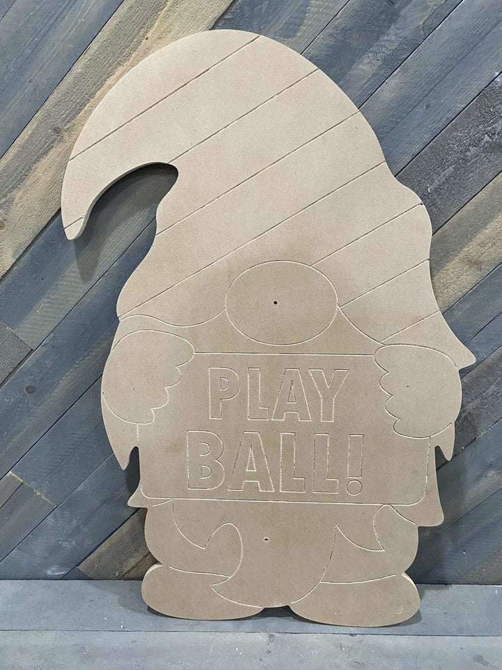 Play Ball Gnome DIY Cutout