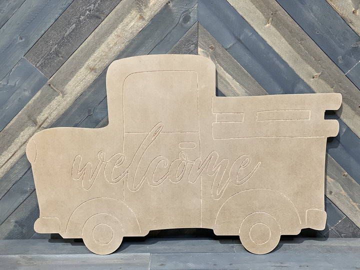 Welcome Home Truck DIY Blank