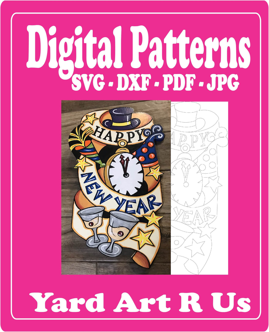 New Years Digital Templates