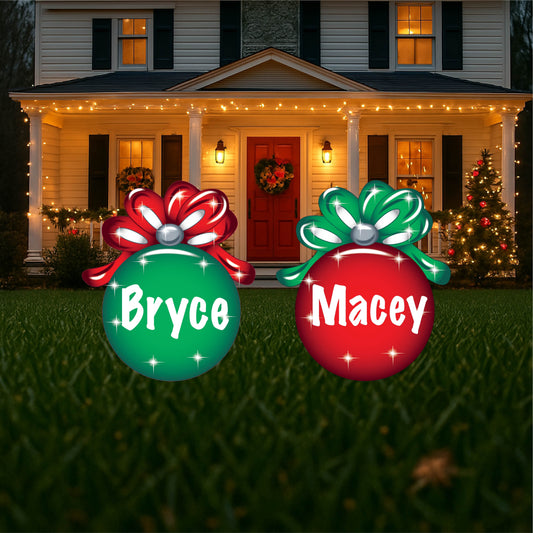 Personalized Christmas Ornaments-2ft Tall