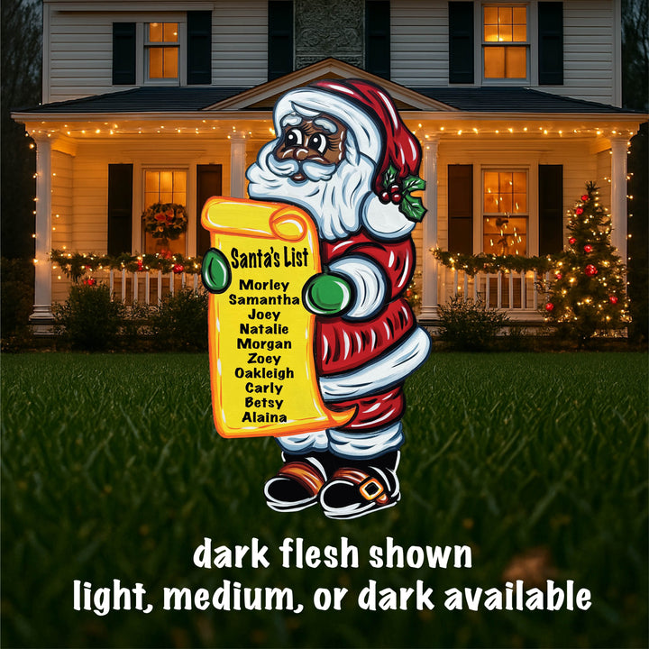 Santa’s Got Your Name! 🎅 Personalized Christmas Yard Sign
