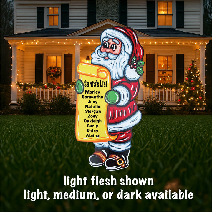 Santa’s Got Your Name! 🎅 Personalized Christmas Yard Sign