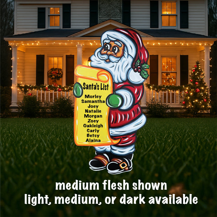 Santa’s Got Your Name! 🎅 Personalized Christmas Yard Sign