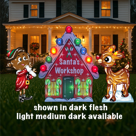 Rudolph Santa Bundle-with Santa's Workshop