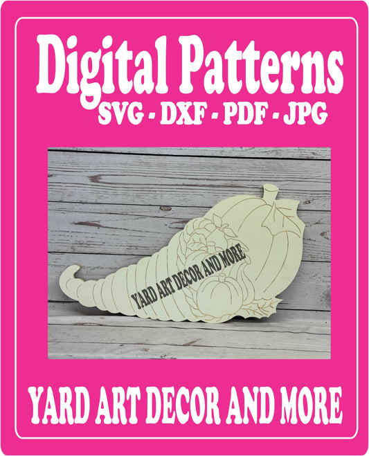 Cornucopia Thanksgiving Digital File for Yard Art Sign