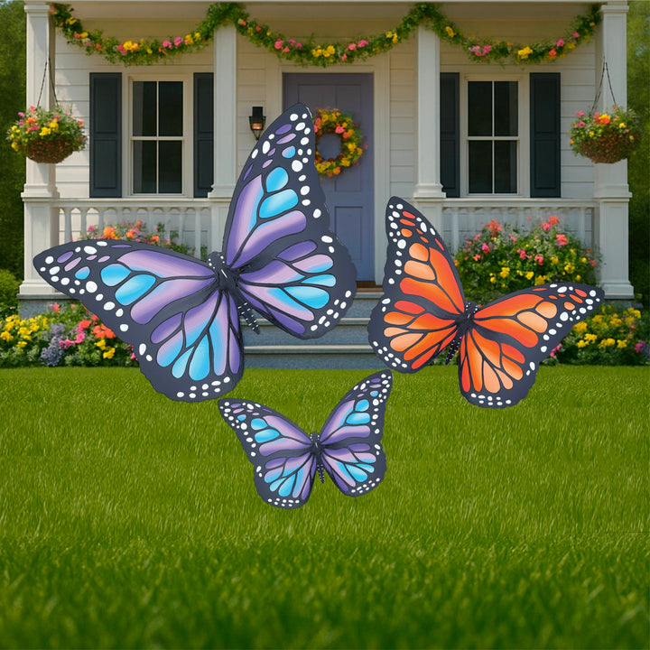 Monarch Butterfly Yard Art Signs