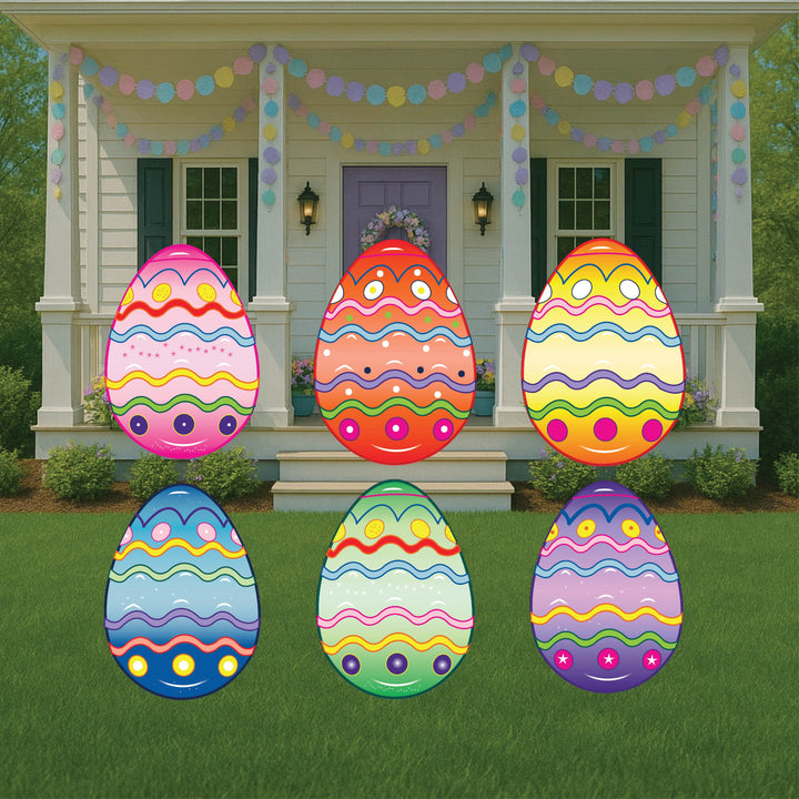 Easter Egg Yard Art