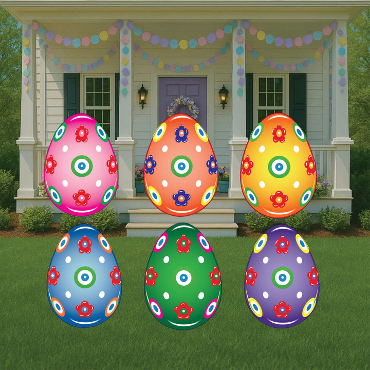 Easter Egg Yard Art