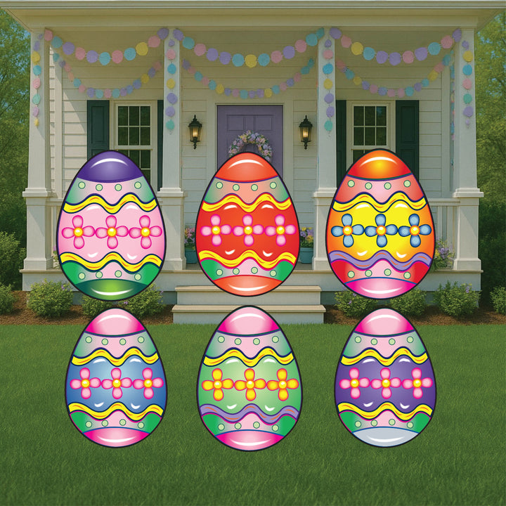 Easter Egg Yard Art