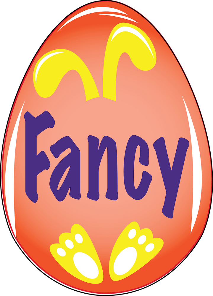 Easter Yard Art-Easter eggs personalized