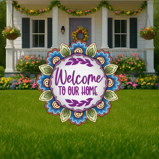 Spring & Summer Outdoor Welcome Signs – Yard Art Decor and More