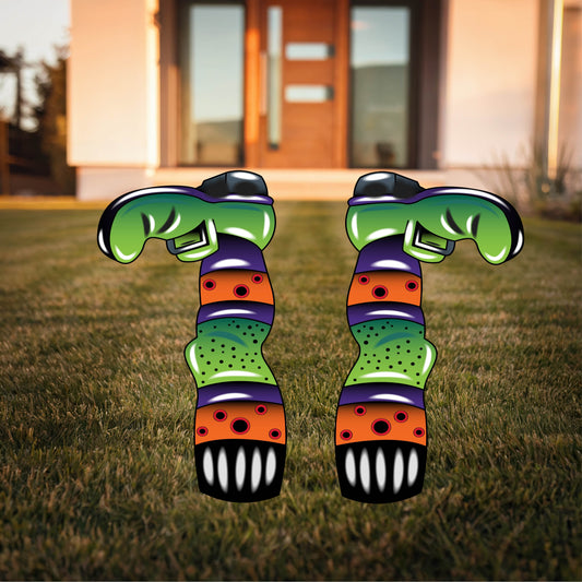 Halloween Witch Legs Outdoor Decoration
