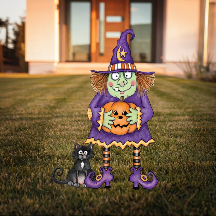 Wanda Witch Halloween Yard Art