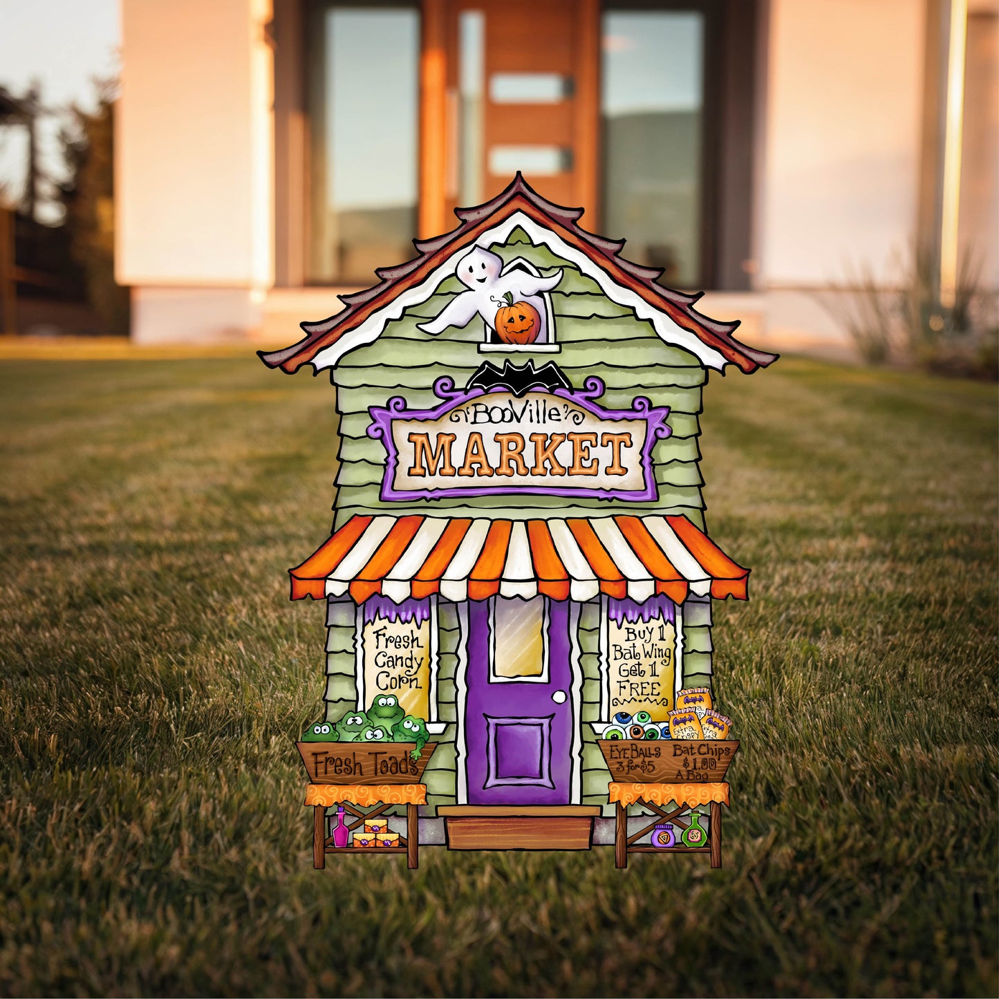 Booville Market Halloween Yard Art