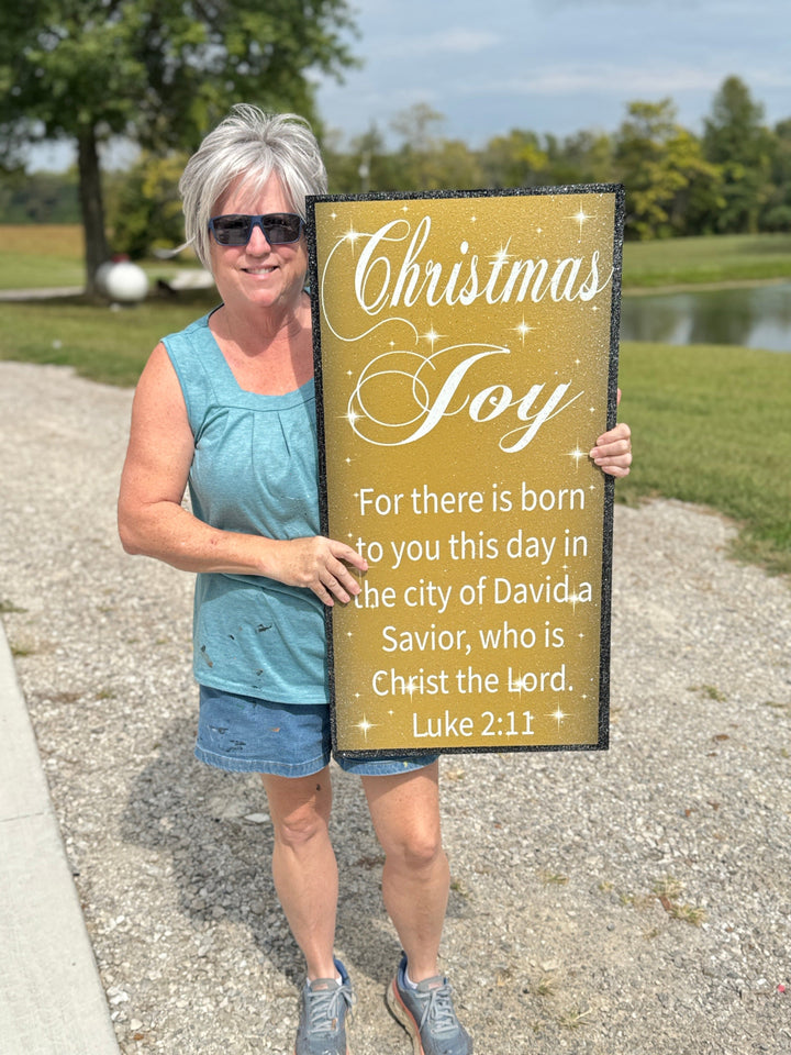 Christmas Joy, Believe, Love, Peace and Hope Yard Signs – Christian Christmas Outdoor Decoration, Religious Bible Verse Lawn Sign for New Home Gifts