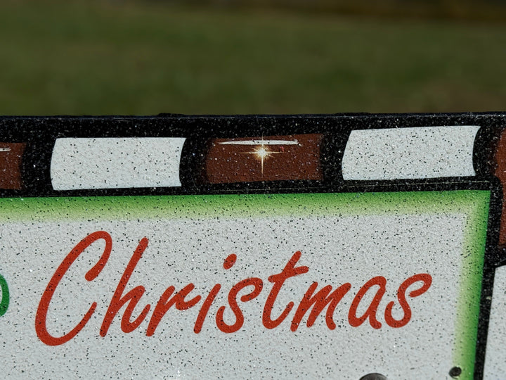 Christmas Countdown Lawn Sign – Outdoor Holiday Calendar with Candy Canes