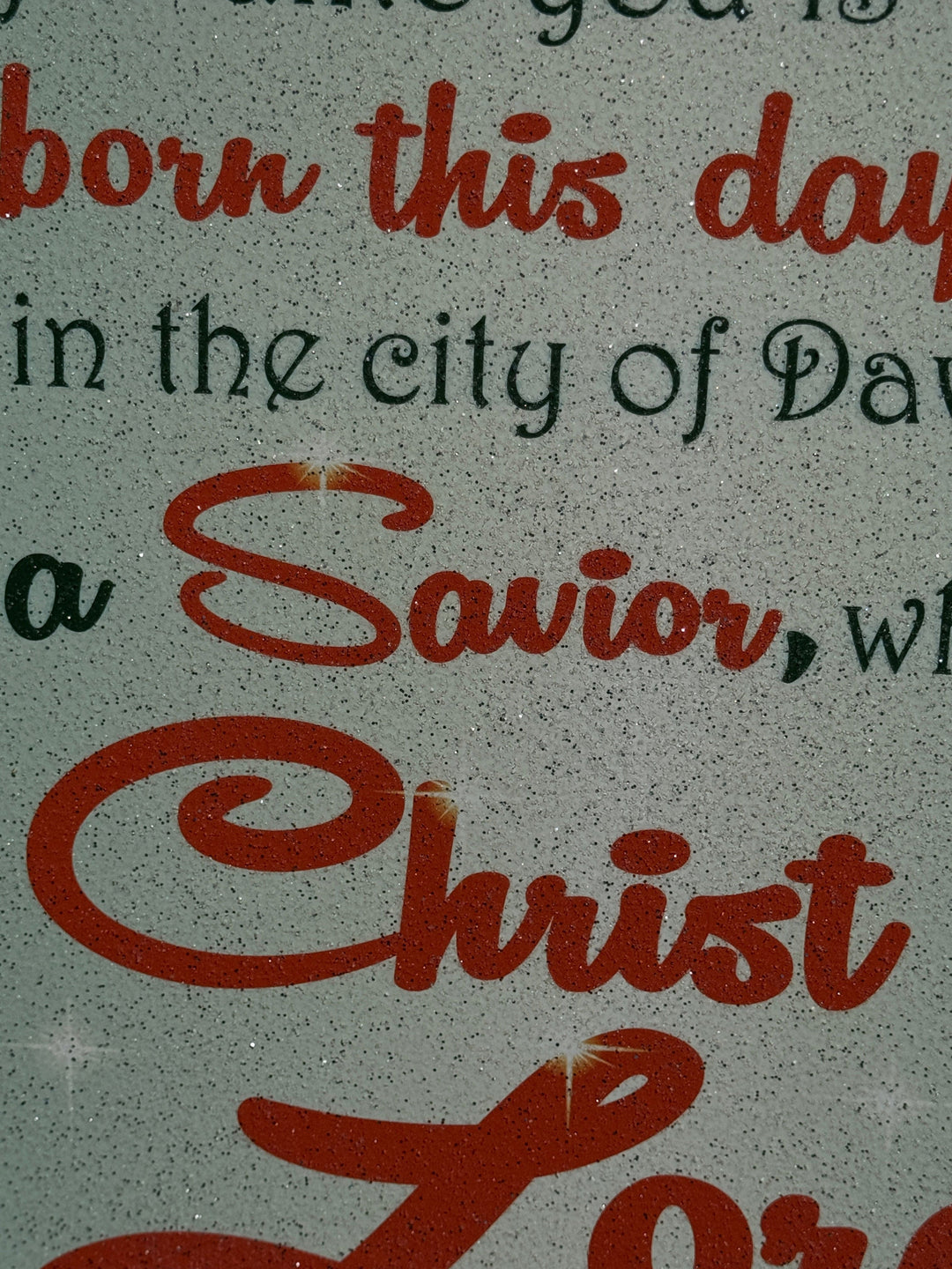 Christ the Lord” Yard Sign – Bible Verse Outdoor Christmas Décor (Luke 2:11)