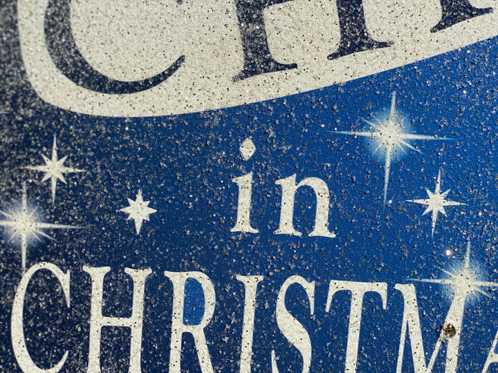 Red Keep Christ in Christmas Sign