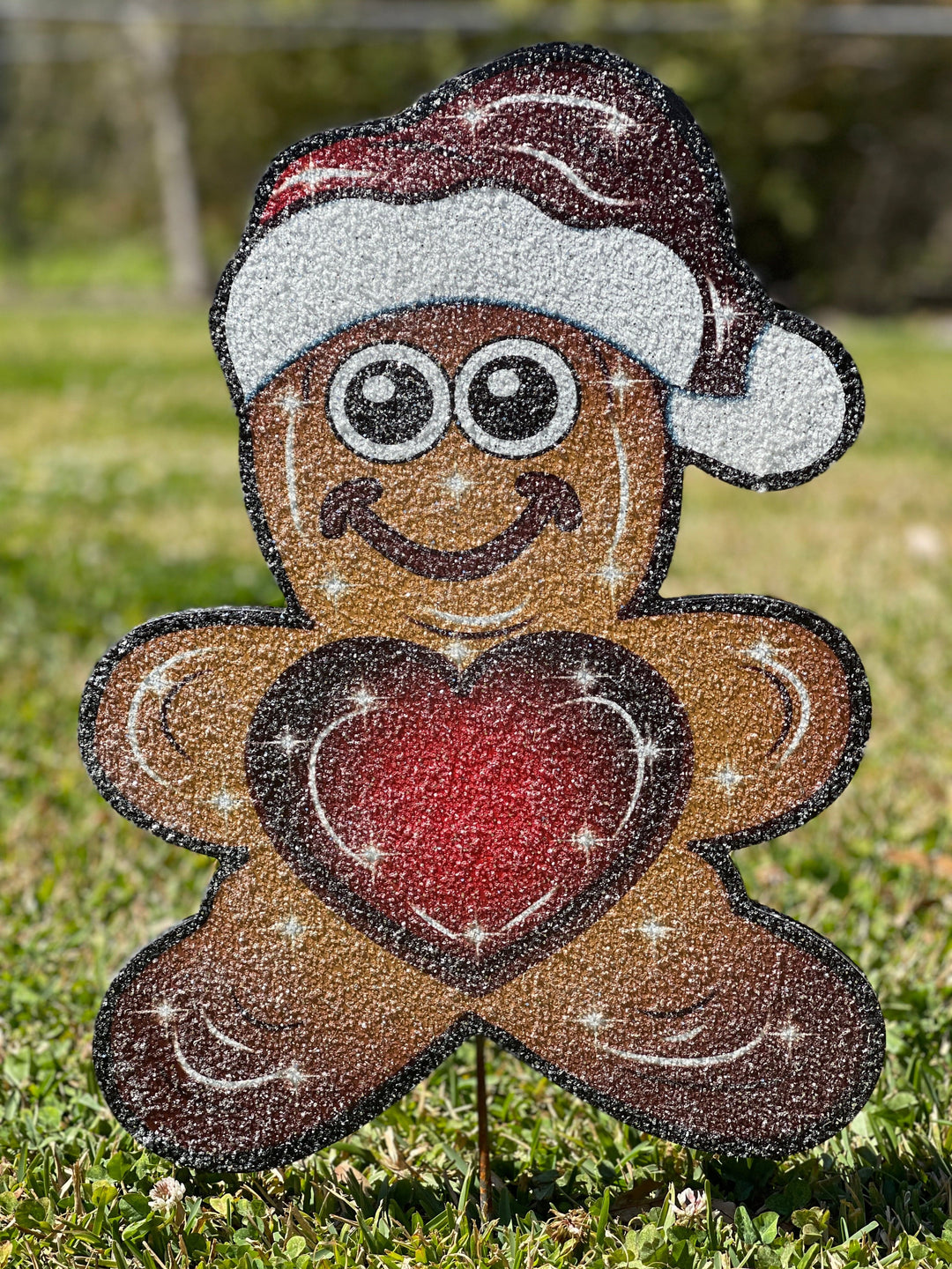 Gingerbread sugar baby with baker's cap