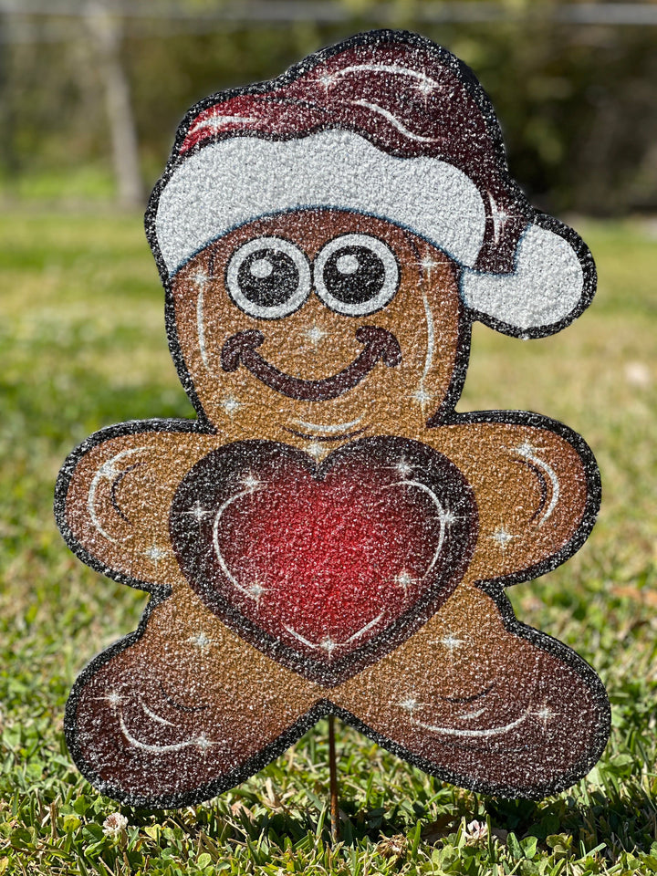 Gingerbread sugar baby with baker's cap