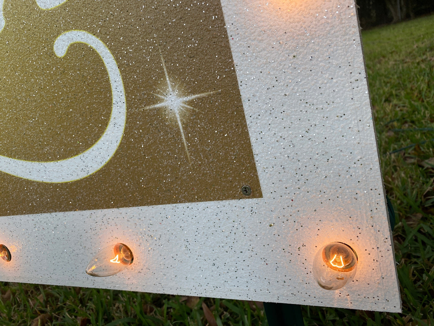 Christmas Praise Him Lighted Yard Art Decoration
