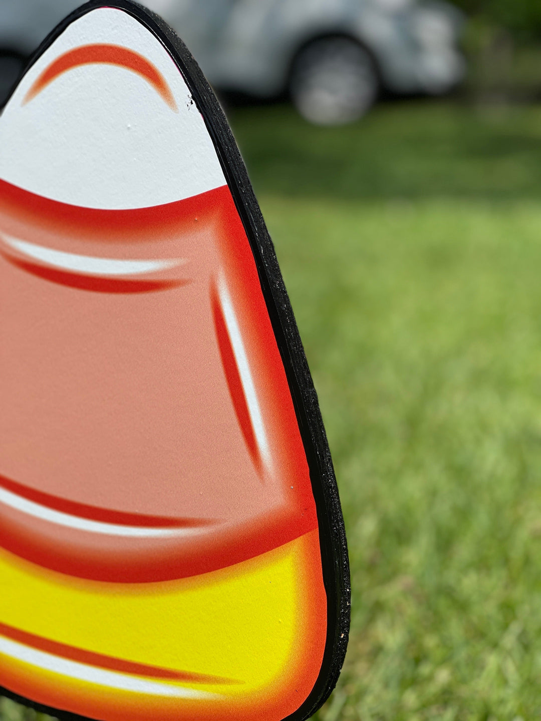 Thanksgiving Turkey Garden Stake Set with Pumpkin & Candy Corn