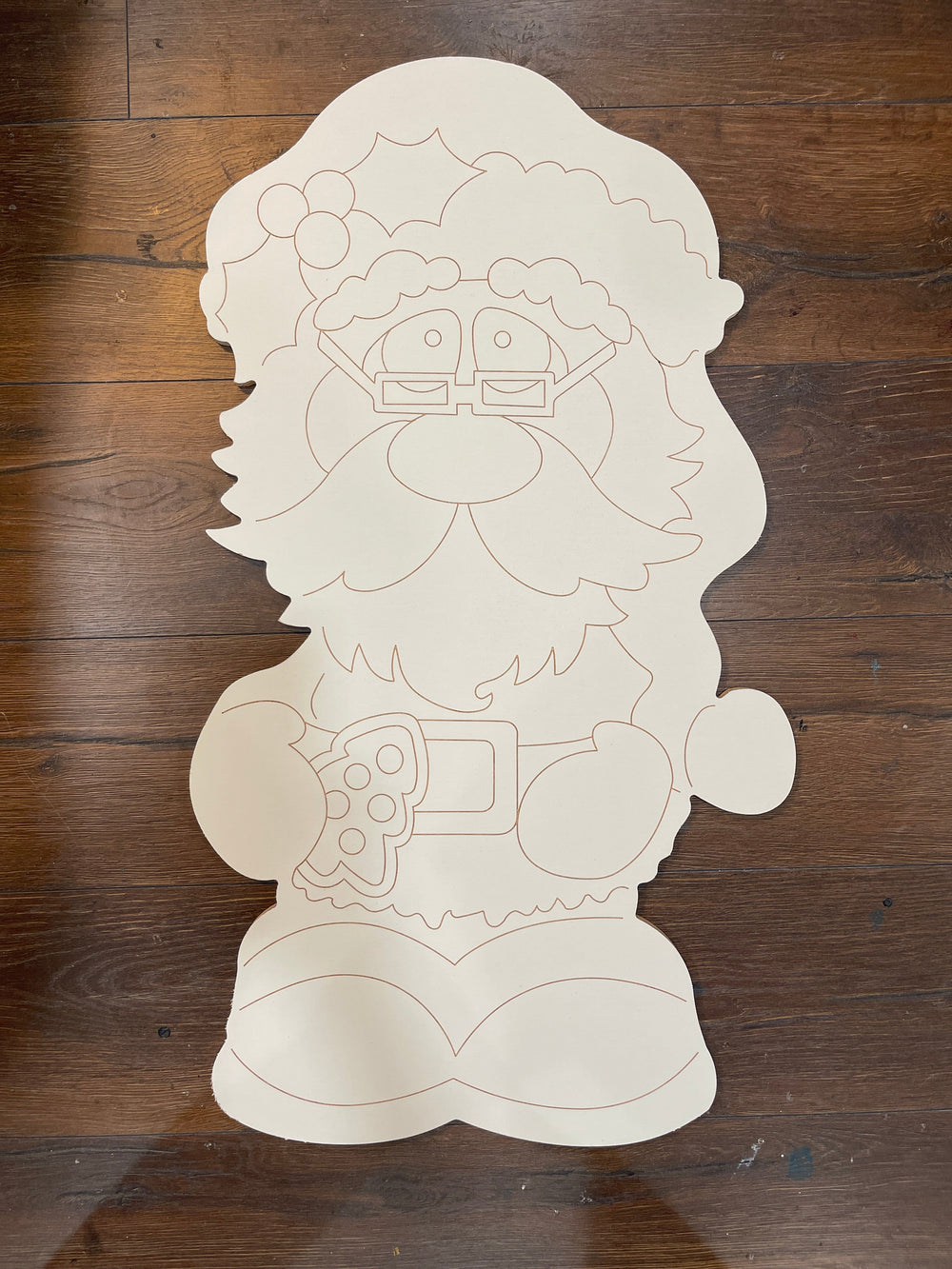 Christmas Santa Claus Blank Yard Art Decoration