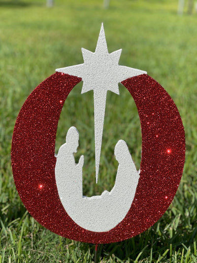Christmas JOY Letters Yard Art