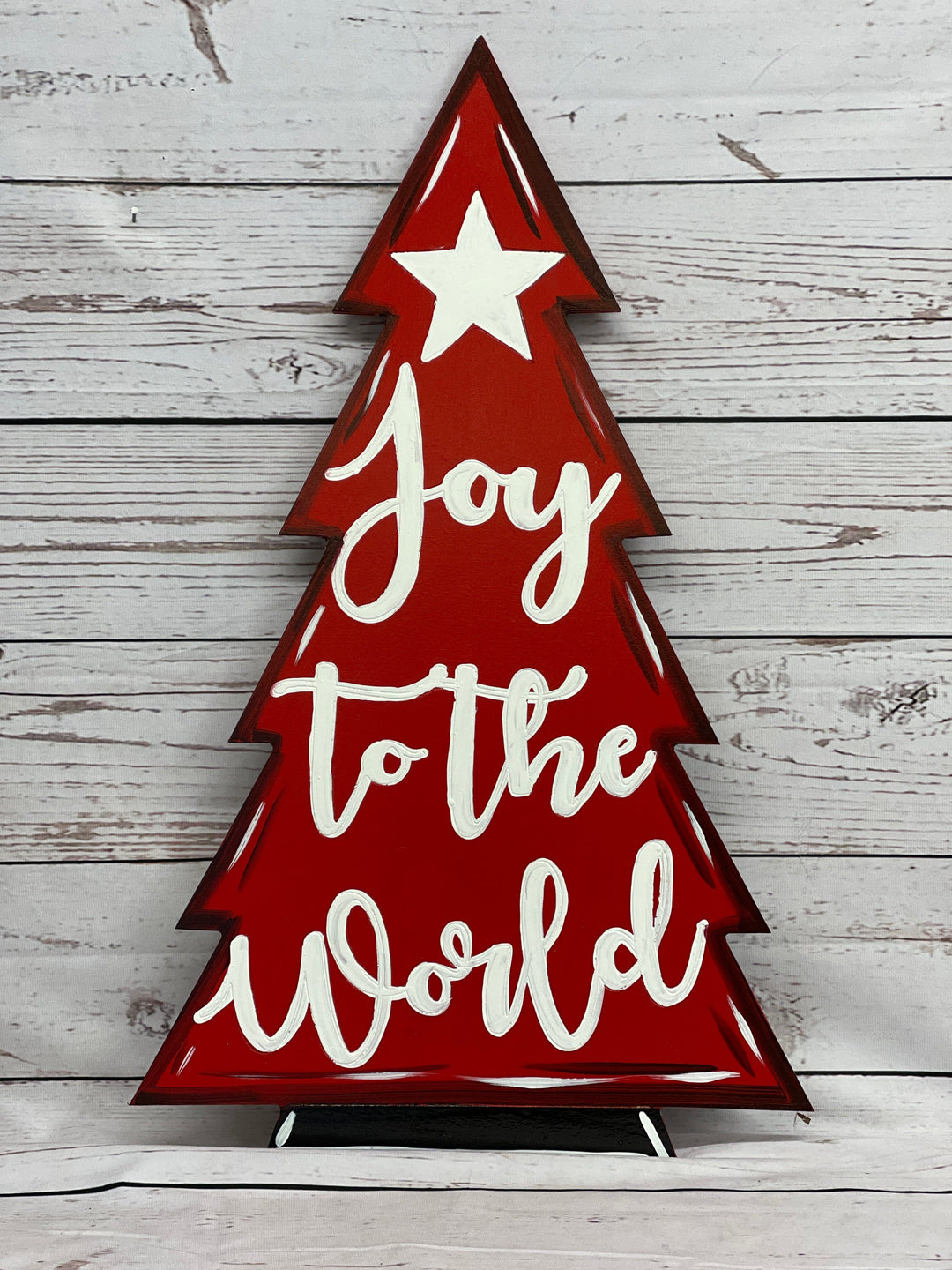 Joy to the World Christmas Tree Blank yard art decoration
