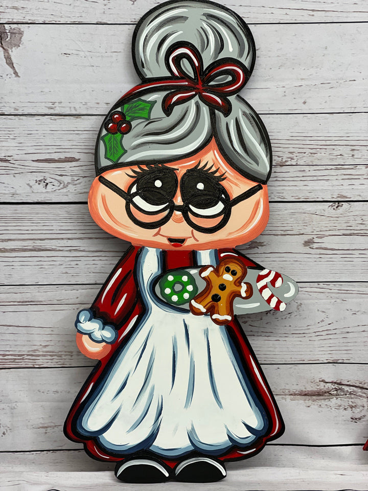 Christmas Mrs. Clause Yard Art Decoration