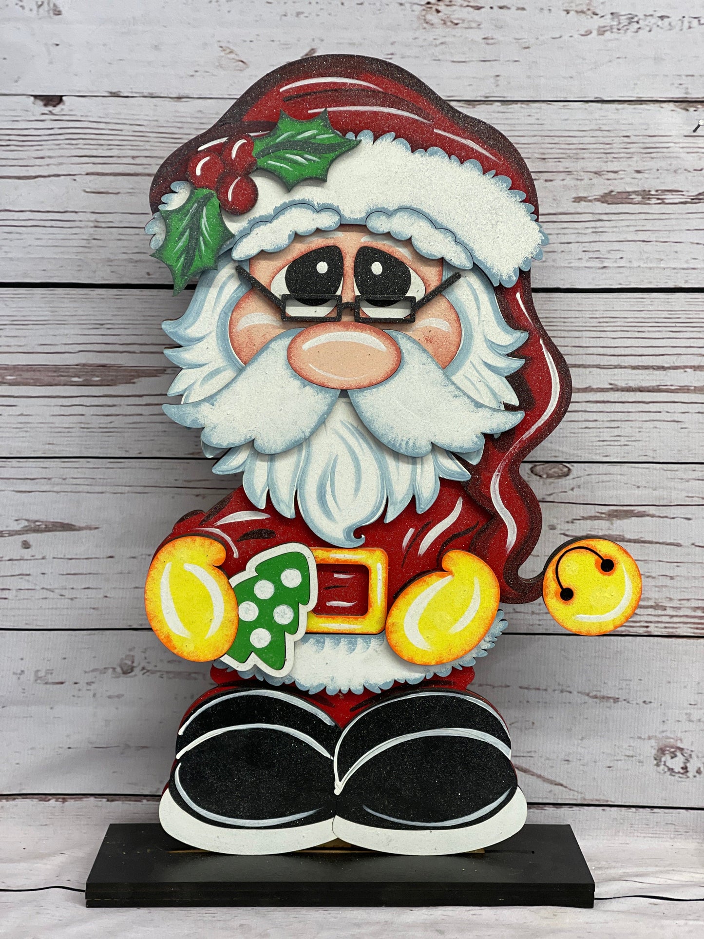 Santa with Glasses Blank Ready to be Painted by You-Indoor Design