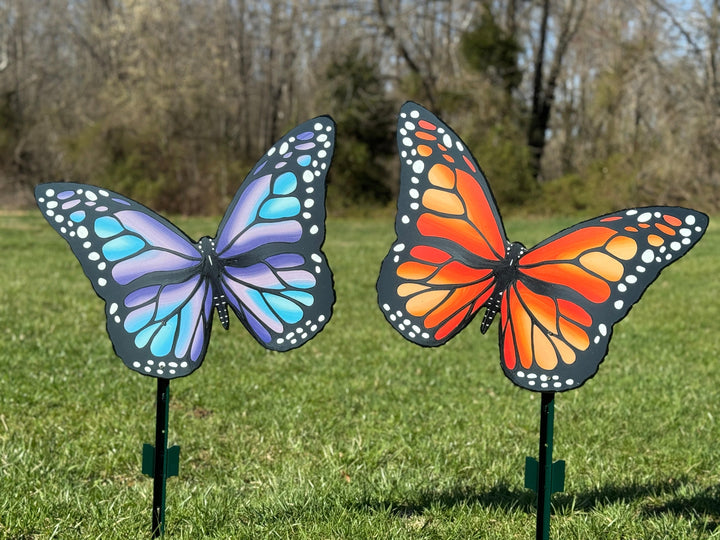 Monarch Butterfly Yard Art Signs