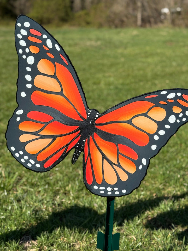 Monarch Butterfly Yard Art Signs